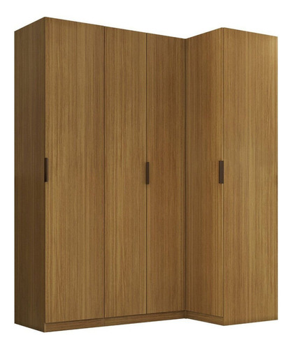 Guarda-roupa De Canto Reto 4 Portas Altezza Clean Gewt