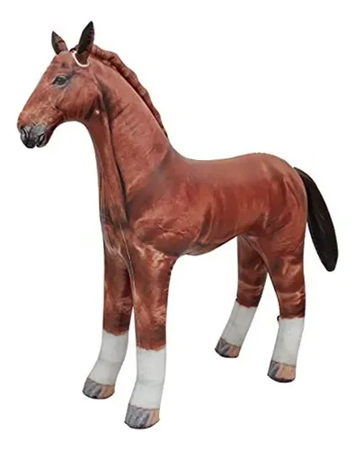 Pack De 2 Caballos Inflables De Palo Con Bomba De Mano – Juguete De PVC De 95 Cm, Ideal Para Fiestas, Piscina Y Jardín, Para Niños Y Adultos
