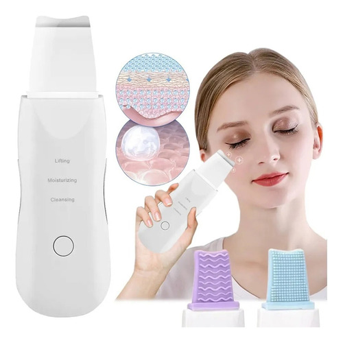 Limpiador Facial Peeling Ultrasónico Portatil Skin Scrubber