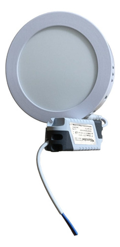 Lámpara Circular Sobreponer 6w Luz Fría