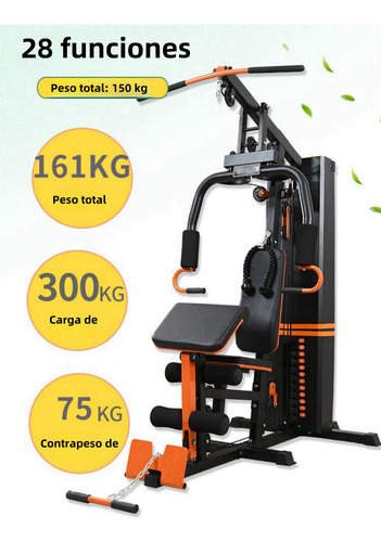 Gimnasio Multifuncional Uso Rudo Multiestacion Brazo Pierna