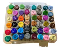 Comprar Plumones Doble Punta X 48 Rotuladores Tinta Alcohol