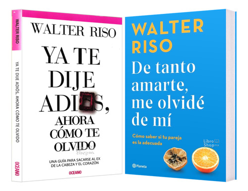 Walter Riso Ya Te Dije Adiós Ahora + De Tanto Amarte Olvidé