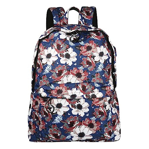 Mochila De La Computadora Portátil Floral Resistente Hvp9t