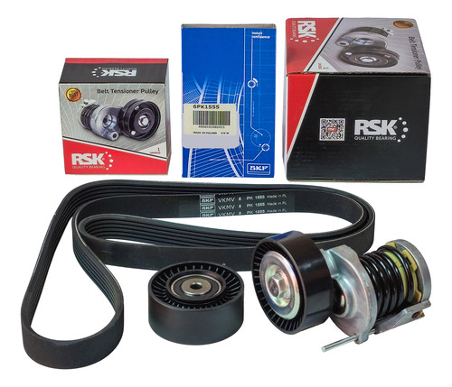 Kit Tensor + Correa Poli V Volkswagen Amarok 2.0 Tdi Skf/rsk