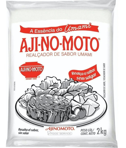 Realçador De Sabor Ajinomoto 2kg P/ Culinária Japonesa