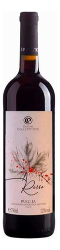 Vinho Italiano Colle Petrito Rosso Puglia 750ml