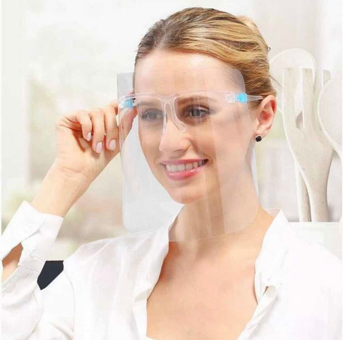 Imagen 12 de 12 de Protector Facial Careta Montura Lentes Anti Niebla Y Spray