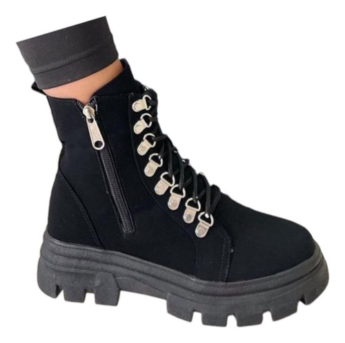 Botas Rockeras Moda Urbana Mujer