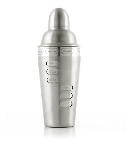 Innovagoods Coctelera Acero Inoxidable Con Recetario Shaker