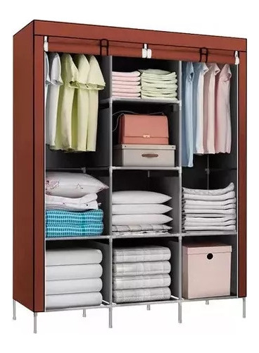 Closet Armable Portable Tela 130x45x175