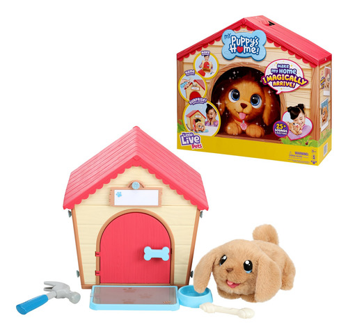 Peluche Interactivo Little Live Pets My Puppy Con Caseta
