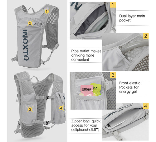 Bolsa Deportiva Ultraligera De 5 Litros For Correr Y Andar