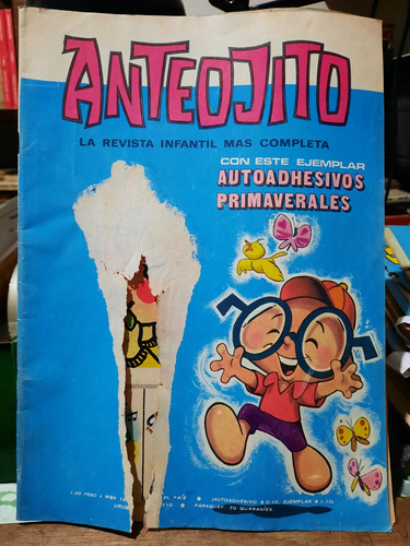 Revista Anteojito N° 341 Con Autoadhesivos Año 1971 (Usado)