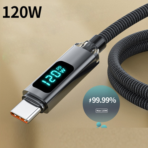 Pantalla Digital Led Tipo C: Cable De Carga Tipo C Y Cables