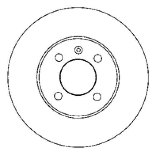 Disco Freno Del (256mm) Vw Gol Iii (2ª) 04-05