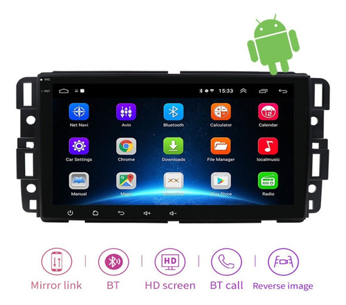 Estéreo Android Chevrolet Gmc Tahoe Silverado Sierra 07-13