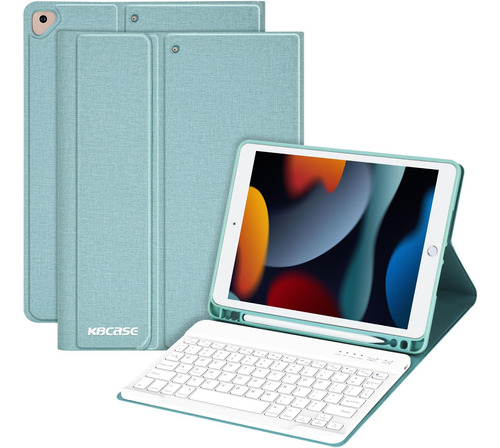 Funda Con Teclado Kbcase / Para iPad 10.2  / Lake Blue