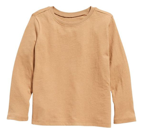 Polera Bebé Old Navy Manga Larga Beige