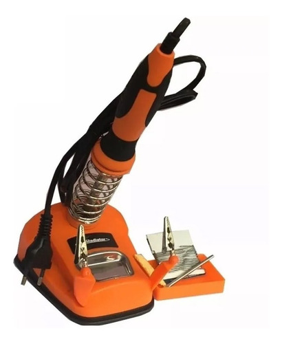 Imagen 2 de 7 de Set Soldador Eléctrico Gladiator 30w Profesional Oferta!
