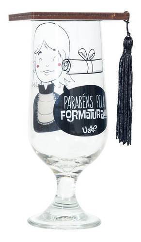 Imagem 2 de 5 de Taca Vinho Minina Uatt Vidro Pronta Entrega Original