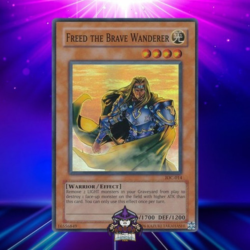 Yugioh- Freed The Brave Wanderer - Ioc-014 - Super Rare