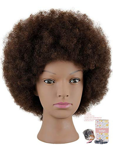 Kalyx Mannequin Cabeza Africana Americano Con Pelo K88f4