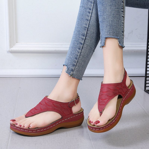 Sandalias De Tacón Plano De Nuevo Estilo 2022, Zapatos De Mu