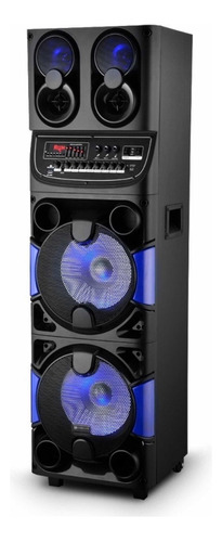 Bafle Potenciado Boom 10 Doble Woofer 10