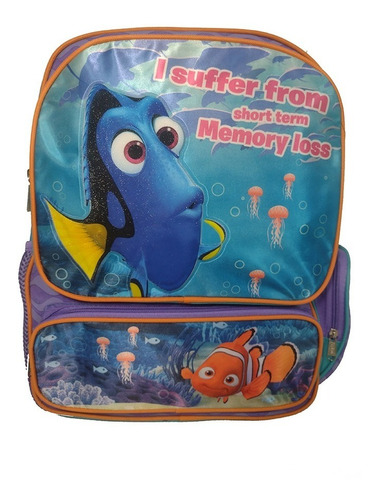 Mochila Ecolar Infantil Ruz Buscando A Nemo  (dory) 111827