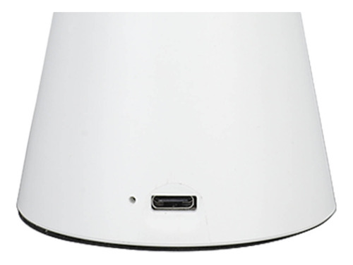 Mesa Led Con Forma De Hongo Blanco, Recargable Por Usb, Táct