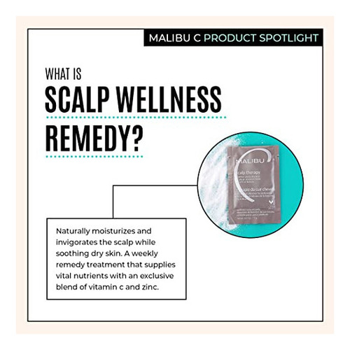 Malibu C Scalp Therapy Wellness Remedy - Paquete De Remedio