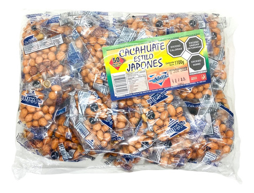 Cacahuate Japonés 22 G Chico Con 50 Pzs (2 Paquetes)