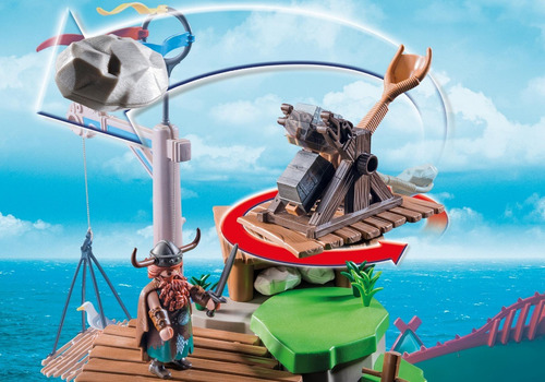 Playmobil 9243 Fortaleza De Berk Dragons Geobra