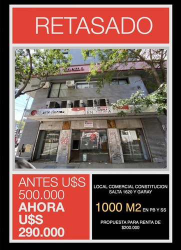 Imagen 2 de 13 de Salta Al 1600 Esquina Garay 1000 M2 Complejo De Cines