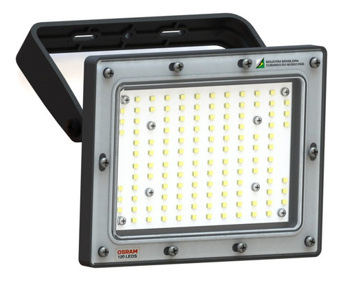  Refletor 200w Led Osram 18000lm Bivolt Ip66 Slim 6500k