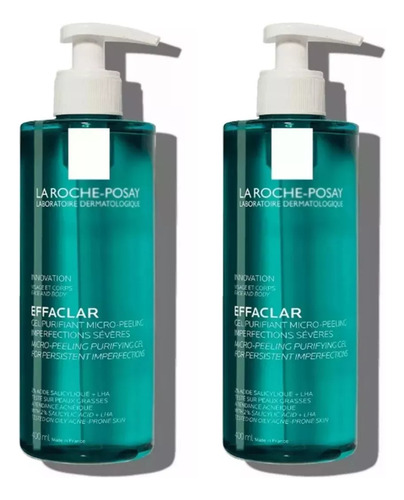 La Roche Posay400ml 2pc Original Promoción Normal Día/noche