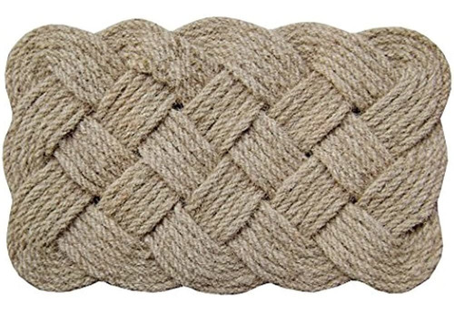 18 X 30 PuLG. Lovers Knot Coir Felpudo Para Interiores/exter