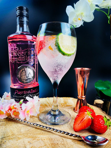 Gin Puerto De Indias Original Strawberry 700 Ml