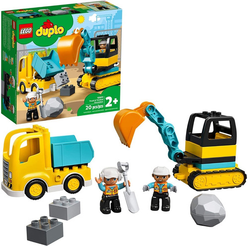 Lego Duplo 10931 Camión Volteo Y Excavadora 