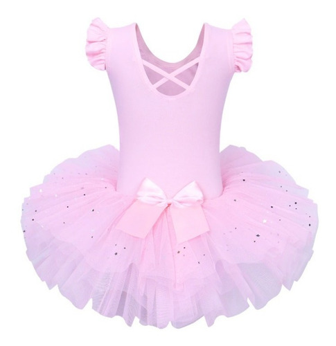 Imagem 2 de 5 de Vestido Infantil Bailarina Profissional Balé Tutu Brilho