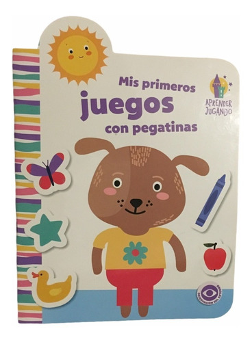 Libro Colorear Iluminar Calcomanias Niño Niña Dino Animales!