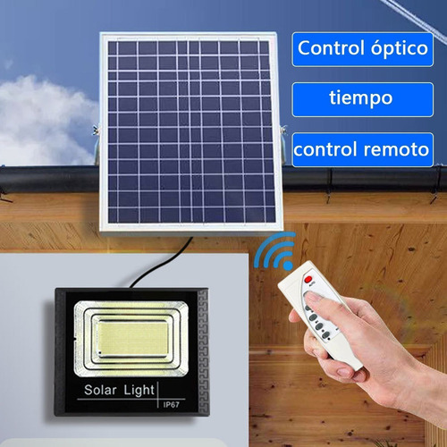 1 X Lámpara Solar 30 W Detector De Movimiento 100 Super Leds