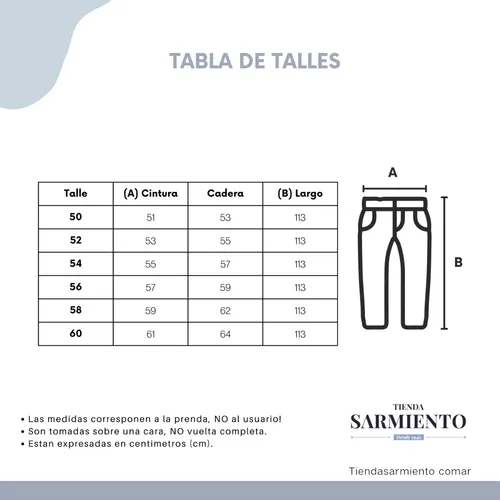 Pantalones de hombre talle grande sale