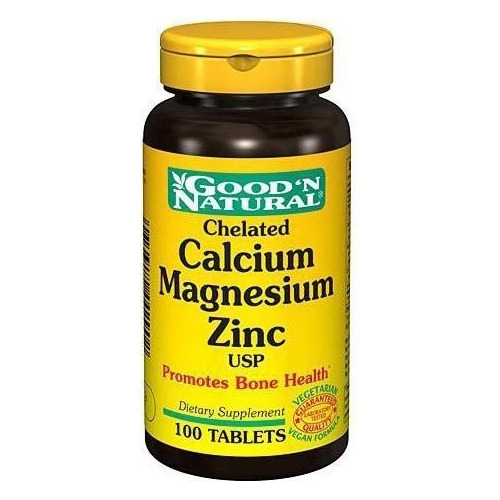 Calcio Magnesio Zinc Natural Life 100 Cápsulas