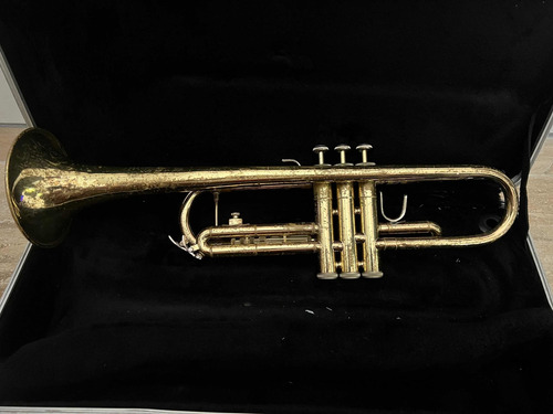 Imagen 1 de 5 de Trompeta Bach Tr300 Dorada Con Maleta
