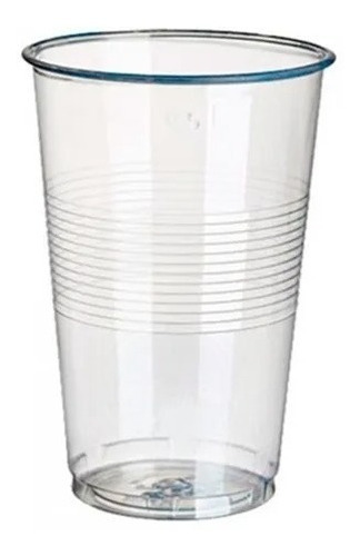 Vaso Descartable Plastico Transparente 1/2 Litro X 100 U  