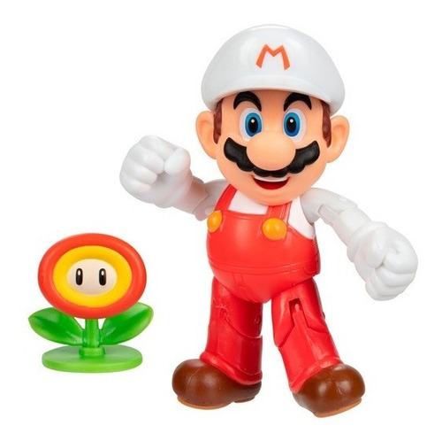 Fire Flower Super Mario 10cm Wave 18 Nintendo Jakks