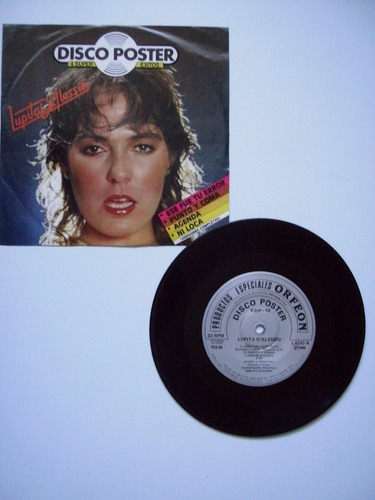 Lupita D'alessio - Discos Poster Con 4 Tracks - 1984