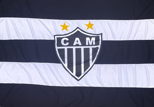 Bandeira Atlético Mineiro Galo Escudo Costurado | MercadoLivre